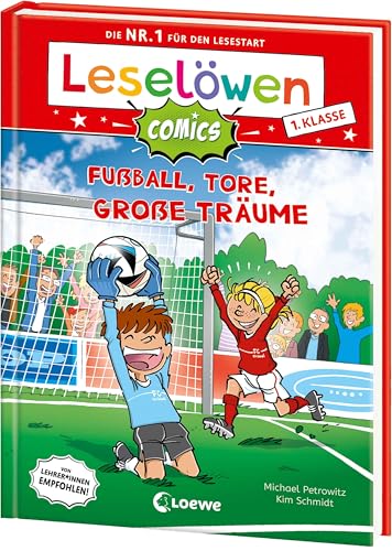 Leselöwen Comics 1. Klasse - Fußball, Tore, große Träume: Die Nr. 1 für den Lesestart als Comic-Buch! - Mit Leselernschrift ABeZeh - Erstlesebuch für Kinder ab 6 Jahren Leselöwen Comics 1. Klasse - Fußball, Tore, große Träume: Die Nr. 1 für den Lesestart als Comic-Buch! - Mit Leselernschrift ABeZeh - Erstlesebuch für Kinder ab 6 Jahren