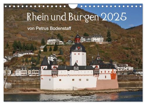 Rhein und Burgen (Wandkalender 2025 DIN A4 quer), CALVENDO Monatskalender von CALVENDO