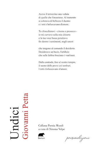 Undici (Poesia mundi) von Bertoni