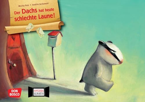 Der Dachs hat heute schlechte Laune. Kamishibai Bildkartenset: Entdecken - Erzählen - Begreifen: Bilderbuchgeschichten. Tiergeschichte über Gefühle, ... für unser Erzähltheater) von Don Bosco Medien