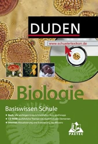 Duden Basiswissen Schule, m. CD-ROM, Biologie: Das Standardwerk für Schüler