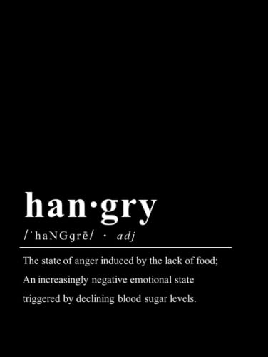 Hangry Dictionary Definition Blank Recipe Book: A DIY Create Your Own Cookbook/Blank Recipe Journal for Cooking Enthusiasts