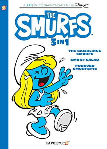 Smurfs 3 in 1 Vol. 9: Collecting "The Gambling Smurfs," "Smurf Salad" and "Forever Smurfette" (Volume 9) (The Smurfs Graphic Novels, Band 9)