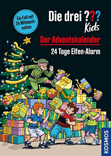 Die drei ??? Kids, Der Adventskalender: 24 Tage Elfen-Alarm. Extra: Stickerbogen von Kosmos
