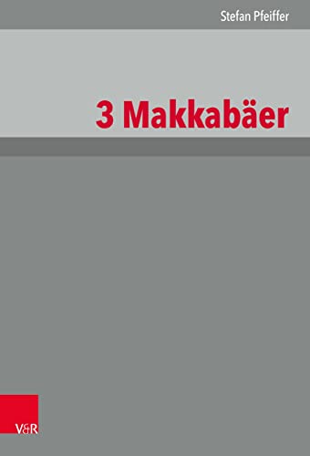 3 Makkabäer (ATD-Apokryphen)