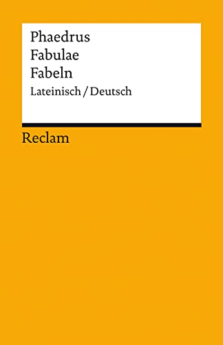 Fabulae / Fabeln: Lateinisch/Deutsch (Reclams Universal-Bibliothek) von Reclam, Philipp, jun. GmbH, Verlag