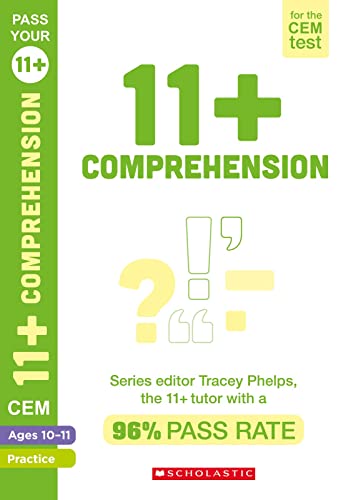 11+ English Comprehension Practice and Assessment for the CEM Test Ages 10-11 (Pass Your 11+)