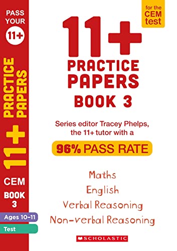 11+ Practice Papers for the CEM Test Ages 10-11 - Book 3 (Pass Your 11+)