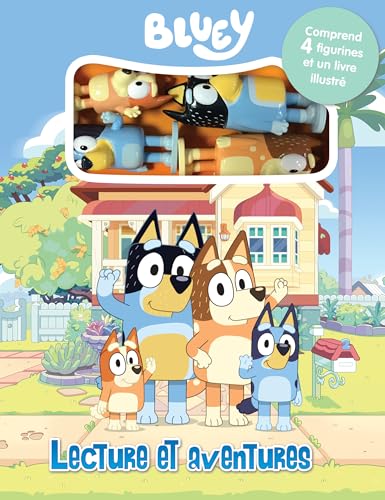 Disney Bluey Lecture et aventures - Livres d'activités pour enfants, livre illustré de 12 pages, 4 figurines Disney Bluey Lecture et aventures - Livres d'activités pour enfants, livre illustré de 12 pages, 4 figurines von Phidal