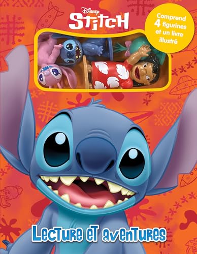 Disney Stitch Lecture et aventures - Livres d'activités pour enfants, livre illustré de 12 pages, 4 figurines Disney Stitch Lecture et aventures - Livres d'activités pour enfants, livre illustré de 12 pages, 4 figurines von Phidal