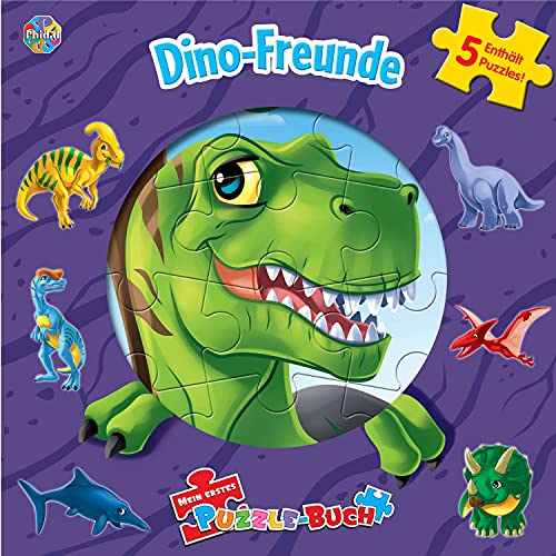 Mein erstes Puzzle-Buch Dino-Freunde: Enthält 5 Puzzles