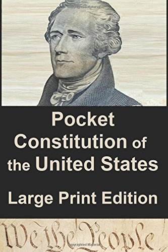 Pocket Constitution of the United States of America: Large Print Edition (Pocket Classics, Band 1) von BOHJTE