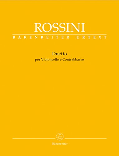 Duetto per Violoncello e Contrabbasso. Partitur, Stimmensatz, Urtextausgabe von Bärenreiter Verlag Kasseler Großauslieferung