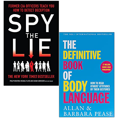 Spy the Lie By Philip Houston & The Definitive Book of Body Language By Allan Pease, Barbara Pease 2 Books Collection Set