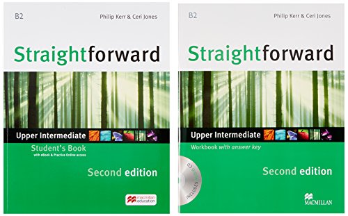 Straightforward Second Edition: Upper Intermediate / Package: Student’s Book with ebook and Workbook with Audio-CD von Hueber Verlag GmbH