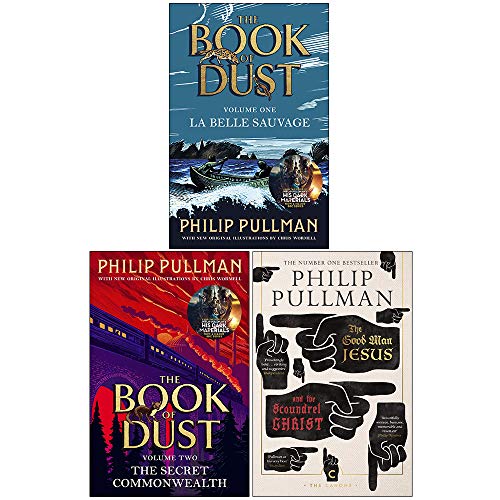 Grehge Collection 3 Books Set (La Belle Sauvage, The Secret Commonwealth, The Good Man Jesus and the Scoundrel Christ)