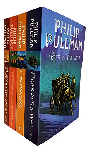 Sally Lockhart Mysteries Collection Philip Pullman 4 Books Set (The Ruby in the Smoke, The Shadow in the North, The Tiger in the Well, The Tin Princess)
