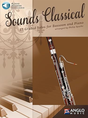 Sounds Classical. 17 Graded Solos for Bassoon and Piano. Book/Audio-Online von Generic