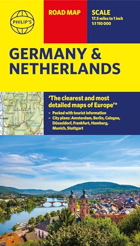 Philip's Germany & Netherlands Road Map (Philip's Sheet Maps) von Philip's