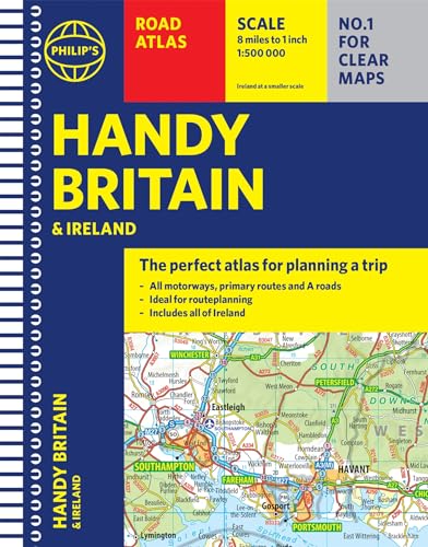 Philip's Handy Road Atlas Britain: (Spiral A5) (Philip's Road Atlases)