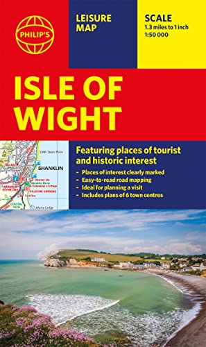 Philip's Isle of Wight Leisure & Tourist Map: Leisure and Tourist Map (Philip's Red Books)