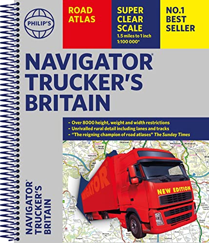 Philip's Navigator Trucker's Britain: Spiral: Spiral (Philip's Road Atlases)