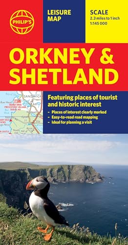Philip's Orkney and Shetland: Featuring Places of Tourist and Historic Interest (Philip's Red Books) von Philip's