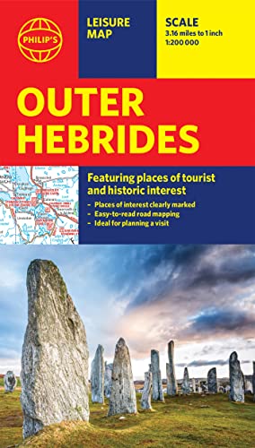 Philip's Outer Hebrides: Leisure and Tourist Map: Leisure and Tourist Map (Philip's Red Books)