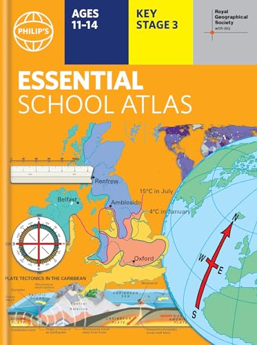 Philip's RGS Essential School Atlas: Hardback edition (Philip's World Atlas) von Philip's