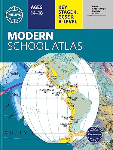 Philip's RGS Modern School Atlas: 100th edition (Philip's World Atlas)