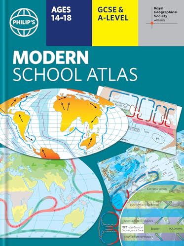 Philip's RGS Modern School Atlas: Hardback 101st edition (Philip's World Atlas)