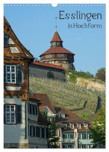 Esslingen in Hochform (Wandkalender 2024 DIN A3 hoch), CALVENDO Monatskalender