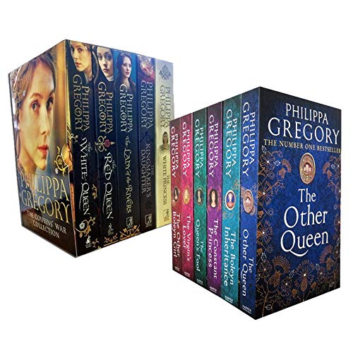 Philippa gregory collection tudor court and cousins war series 11 books set