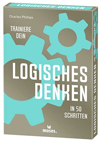 Moses. Trainiere Dein logisches Denken in 50 Schritten, systematischer Denksport, für Jugendliche und Erwachsene, 50 Karten in Einer Schachtel