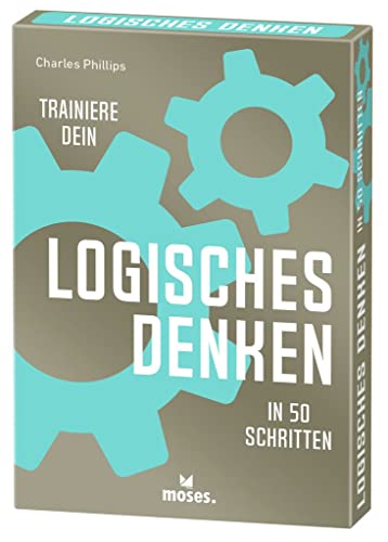 moses. Trainiere Dein logisches Denken in 50 Schritten, systematischer Denksport, für Jugendliche und Erwachsene, 50 Karten in Einer Schachtel von moses