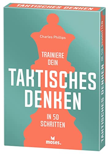 moses. Trainiere dein taktisches Denken in 50 Schritten, systematischer Denksport, für Jugendliche und Erwachsene, 50 Karten in einer Schachtel von moses. Verlag GmbH