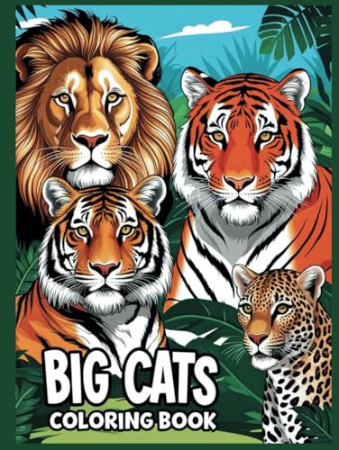 Big Cats Coloring Book von Independently published