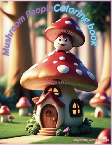 Young Adults Coloring Book: Mushroom People von Independently published