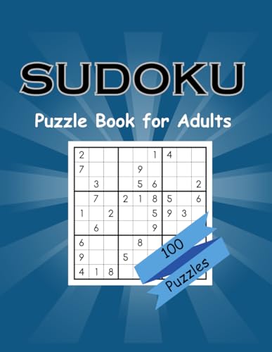 Sudoku Puzzle Book for Adults: 100 Hard Puzzles with Solutions von Independently published