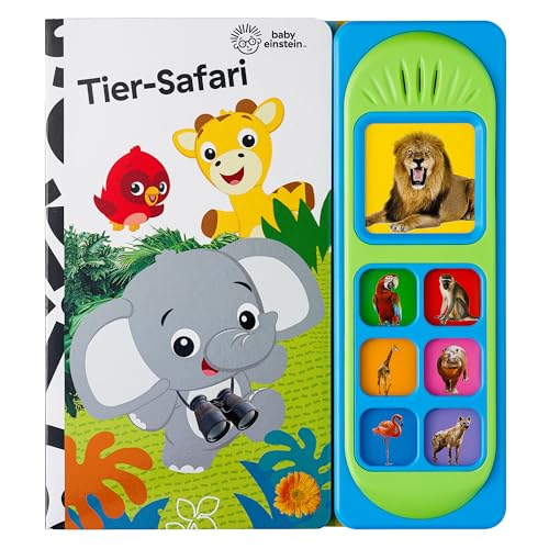 Baby Einstein - Tier-Safari - Soundbuch - Pappbilderbuch mit 7 Tier-Geräuschen