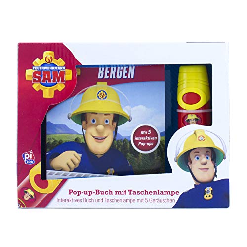 Feuerwehrmann Sam - Feuer in den Bergen - Pop-up-Buch mit Taschenlampe - 5 Geräusche: Buch & Sound Spiel-Set