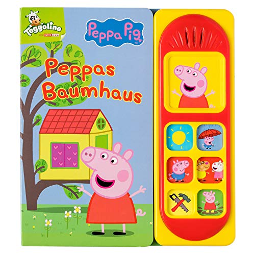 Peppa Pig - Peppas Baumhaus - Pappbilderbuch mit 7 lustigen Geräuschen für Kinder ab 3 Jahren: Tönendes Buch
