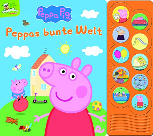 Peppa Pig - Peppas bunte Welt - Interaktives Pappbilderbuch mit 10 lustigen Geräuschen von PI Kids