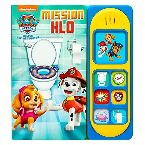 PAW Patrol: Mission Klo - Nickelodeon - Pappbilderbuch mit 7 spannenden Geräuschen für Kinder ab 3 Jahren PAW Patrol: Mission Klo - Nickelodeon - Pappbilderbuch mit 7 spannenden Geräuschen für Kinder ab 3 Jahren