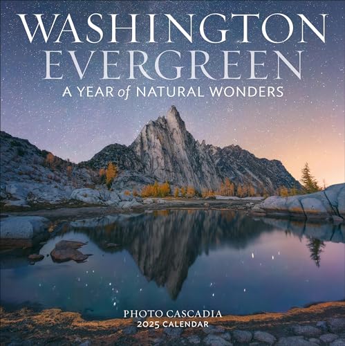 Washington Evergreen Wall Calendar 2025: A Year of Natural Wonders von Workman Publishing