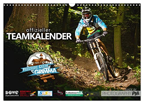 Freeride Crew Grimma - Offizieller Teamkalender (Wandkalender 2025 DIN A3 quer), CALVENDO Monatskalender von CALVENDO