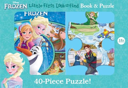 Disney Frozen: Little First Look and Find Book & Puzzle
