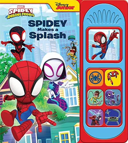Disney Junior Marvel Spidey and His Amazing Friends: Spidey Makes a Splash Sound Book Disney Junior Marvel Spidey and His Amazing Friends: Spidey Makes a Splash Sound Book