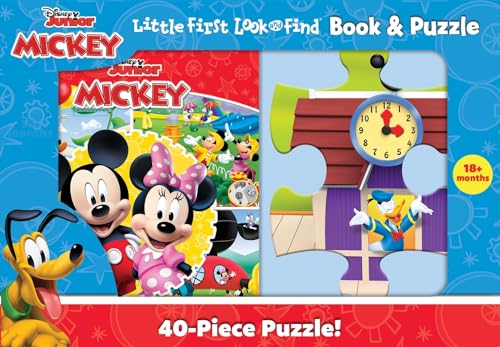 Disney Junior Mickey Mouse Clubhouse: Little First Look and Find Book & Puzzle Disney Junior Mickey Mouse Clubhouse: Little First Look and Find Book & Puzzle