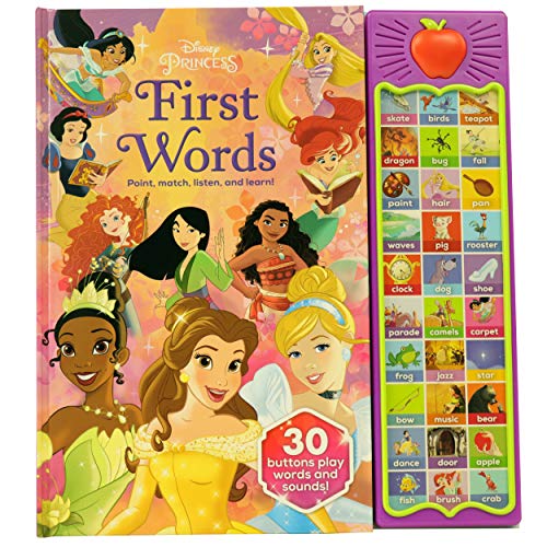 Disney Princess: First Words Sound Book: Point, Match, Listen and Learn! (Play-A-Sound)